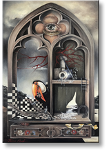 Load image into Gallery viewer, Acrylic painting by Florencia Degraf featuring unique surreal paintings with vibrant colors and imaginative themes