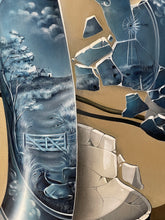 Load image into Gallery viewer, Surrealist painting The Fly by Florencia Degraf featuring a serene landscape with a broken mirror effect