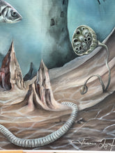 Load image into Gallery viewer, Florencia Degraf underwater art featuring detailed marine life and surreal underwater landscapes