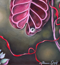 Load image into Gallery viewer, Surreal Butterfly Painting by Florencia Degraf