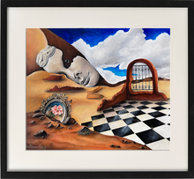 Load image into Gallery viewer, Acrylic painting by Florencia Degraf featuring surreal landscape and timeless gallery art elements