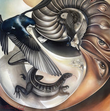 Load image into Gallery viewer, Florencia Degraf Surreal Shell Painting in Acrylic
